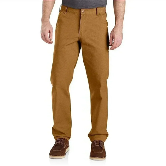 RUGGED FLEX® RELAXED FIT DUCK UTILITY WORK PANT - Picture 1 of 4
